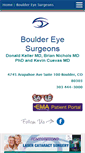 Mobile Screenshot of bouldereyesurgeons.com