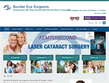 Tablet Screenshot of bouldereyesurgeons.com